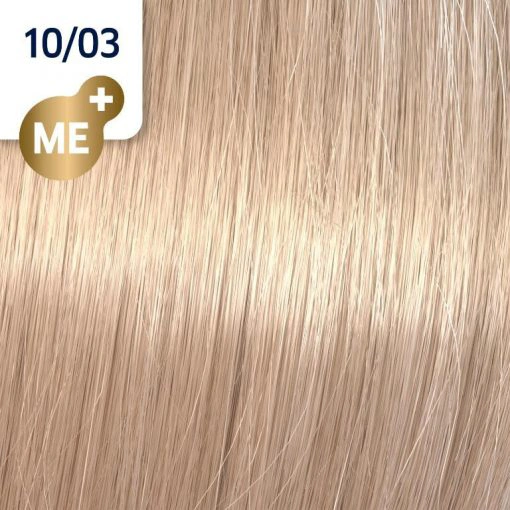 Wella Koleston Perfect Me+ Hajfesték - 10/03 - 60ml - Legvilágosabb Természetes Aranyló Szőke főképe